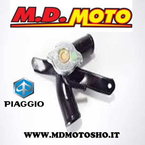 566749-Raccordo tubo entrata radiatore acqua piaggio porter diesel 1200 1400