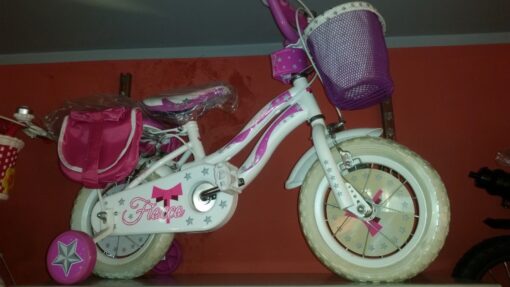 BICI BICICLETTA BAMBINA/BIMBA FIOCCO 12" BIKER TOYS