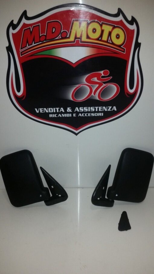 COPPIA SPECCHI SPECCHIO SPECCHIETTI DX DESTRO SX SINISTRO ORIGINALE PIAGGIO PORTER 85580