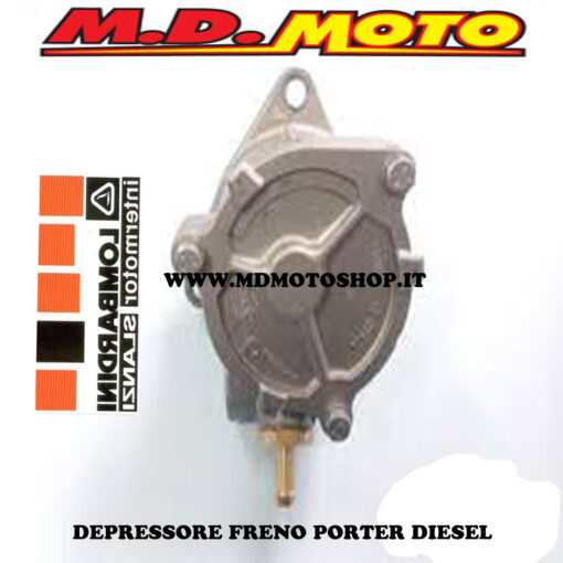 566510-DEPRESSORE FRENO  PER PIAGGIO PORTER - QUARGO DIESEL 1200 1400 LOMBARDINI NON ORIGINALE