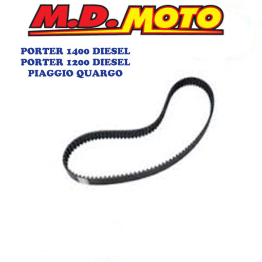 CINGHIA DISTRIBUZIONE MOTORE PER PIAGGIO PORTER 1200 1400 DIESEL E PIAGGIO QUARGO