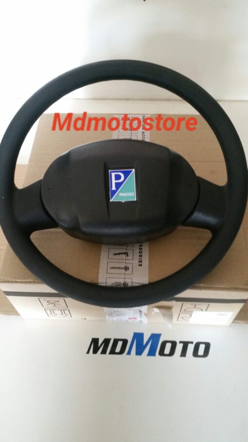 VOLANTE STERZO MANUBRIO COMPL PER PIAGGIO PORTER CON ESP SERVOSTERZO ELETTRONICOcod.b000932/b000935