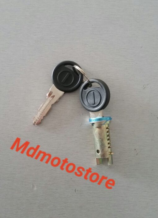 SERRATURA BLOCCHETTO STERZO VESPA PK PK XL PX COSA RIF 196486 COMPLETA DI CHIAVI
