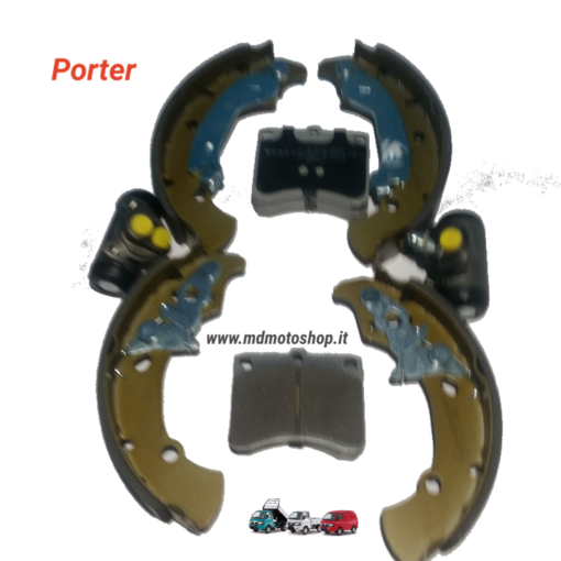 KIT GANASCE +CILINDRETTI+PASTIGLIE PIAGGIO PORTER 1300 BENZINA E DIESEL