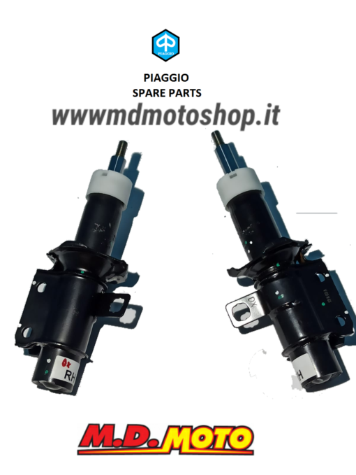 56572R-56573R COPPIA AMMORTIZZATORI ORIGINALI PIAGGIO QUARGO