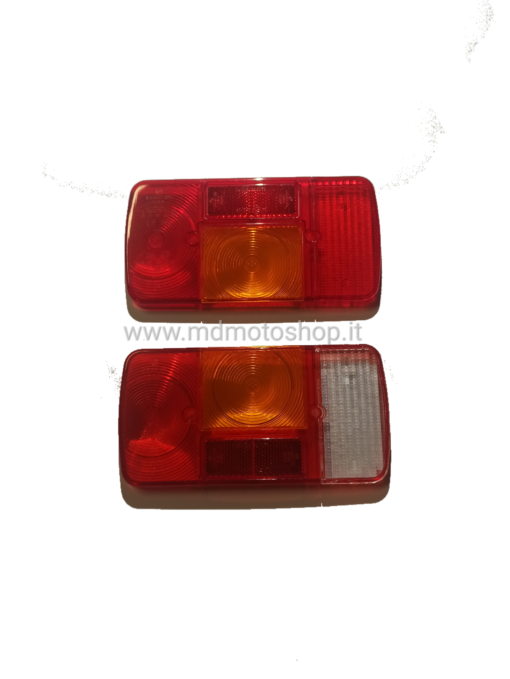 COPPIA GEMME PLASTICHE FANALE POSTERIORE STOP PIAGGIO APE TM 703 TM703 DIESE