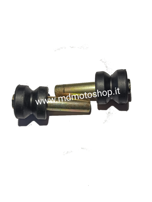 174724-COPPIA SILENT BLOCK SUPPORTO MOTORE TAMPONE VESPA PX ARCOBALENO 125 150 200