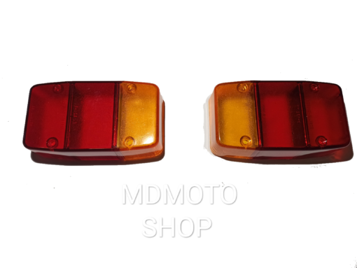 FRP 426-COPPIA GEMME PLASTICHE FANALE POSTERIORE APE 125-150-175-250-350-400-450-500-550