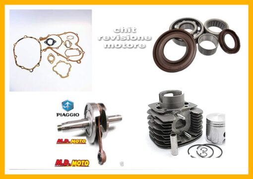 APE TM 602 703 BENZINA KIT REVISIONE MOTORE ORIGINALE PIAGGIO CILINDRO + ALBERO
