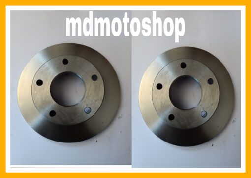b000100-COPPIA DISCHI FRENO ANTERIORE PIAGGIO PORTER MAXXI ORIG BENZINA E DIESEL