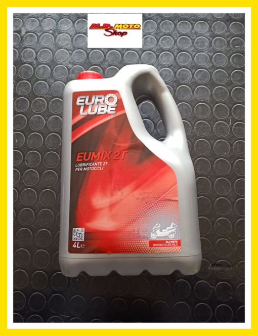 OLIO MISCELA 2T EUROLUBE CONFEZIONE DA 4LITRI