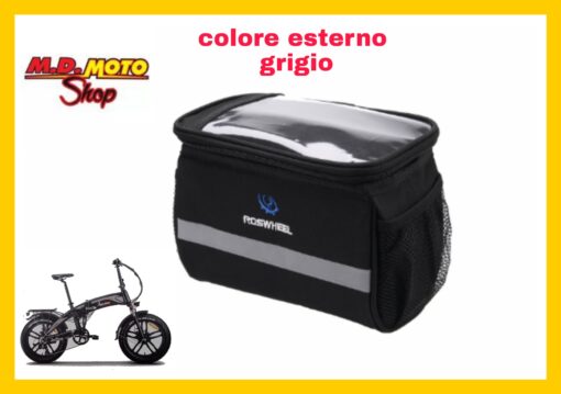 A11405 BORSA FAT BIKE CON ATTACCO AL MANUBRIO LITRI 3,6