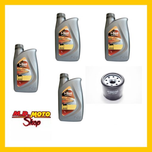 4-LITRI OLIO MOTORE ENI I-SINT PROFESSIONAL + FILTRO OLIO PIAGGIO PORTER 1300