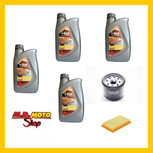 4-LITRI OLIO MOTORE ENI I-SINT + FILTRO OLIO + FILTRO ARIA PIAGGIO PORTER 1300