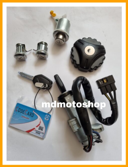 1E002640-KIT SERRATURE E CHIAVI CON IMMOBILIZER PIAGGIO PORTER 2016 2021