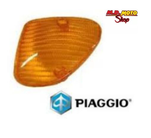LENTE PLASTICA FANALINO FRECCIA ANTERIORE SINISTRO SX PIAGGIO APE 50 - 294145