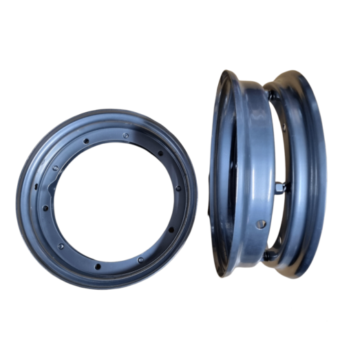 COPPIA CERCHIO CERCHIONE RUOTA 3.50-10 GRIGIO ALLUMINIO PIAGGIO VESPA PX 125