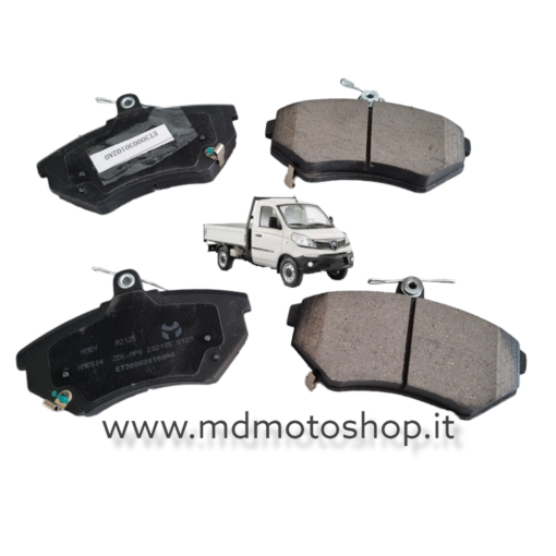 PASTIGLIE FRENO ANTERIORE PIAGGIO PORTER NUOVO MODELLO ORIGINALE NP6 COD.1R000530