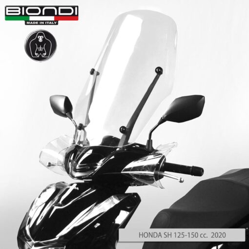 Lastra Di Ricambio Parabrezza Per Attacchi Originali Honda Sh 125 150 2022 2023