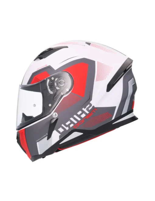 CASCO MATT SILVER PEARL RED TAGLIA XXL - immagine 2