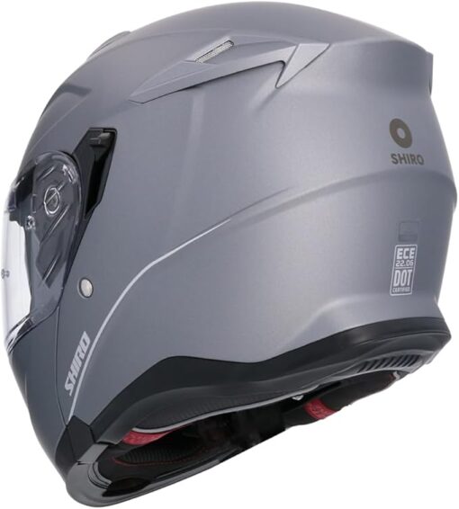 CASCO SHIRO MATT TITANIUM TAGLIA XXL - immagine 3