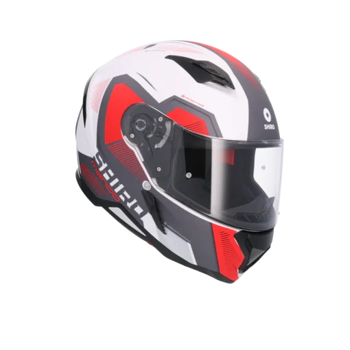CASCO MATT SILVER PEARL RED TAGLIA XXL