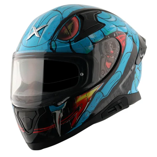CASCO AXOR APEX VENOMUS AZZURO XXL