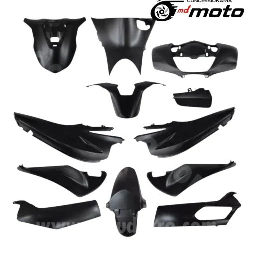 KIT CARENE 13 PEZZI CARENA HONDA SH125 / 150CC 2020-2025 NERO OPACO