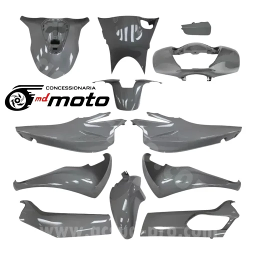 KIT CARENE 13 PEZZI CARENA HONDA SH125 / 150CC 2020-2025 GRIGIO NARDO TIPO ORIGI