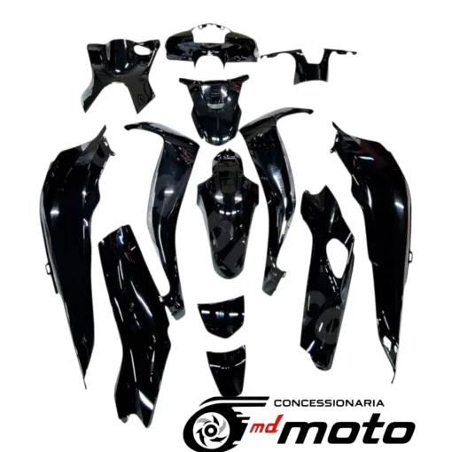 KIT CARENE 13 PEZZI CARENA HONDA SH125 / 150CC 2017-2019 NERO TIPO ORIGINALE