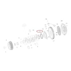 PARAOLIO ALBERO MOTORE LATO VOLANO PORTER MULTITECH EURO6 CD.1A005484
